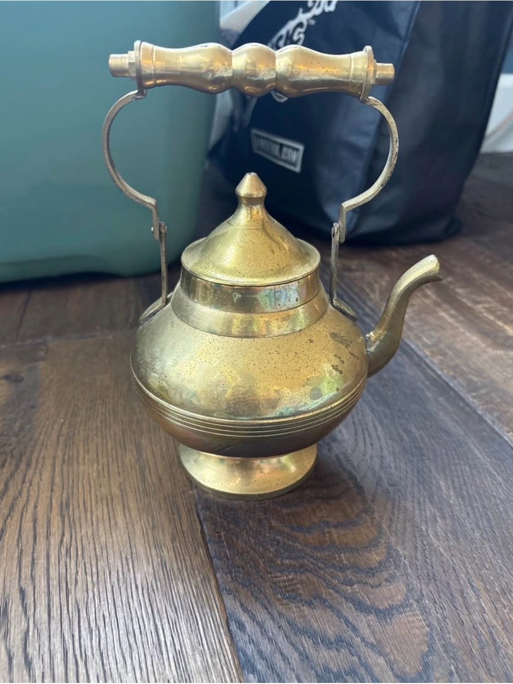 Antique brass pot - made in India